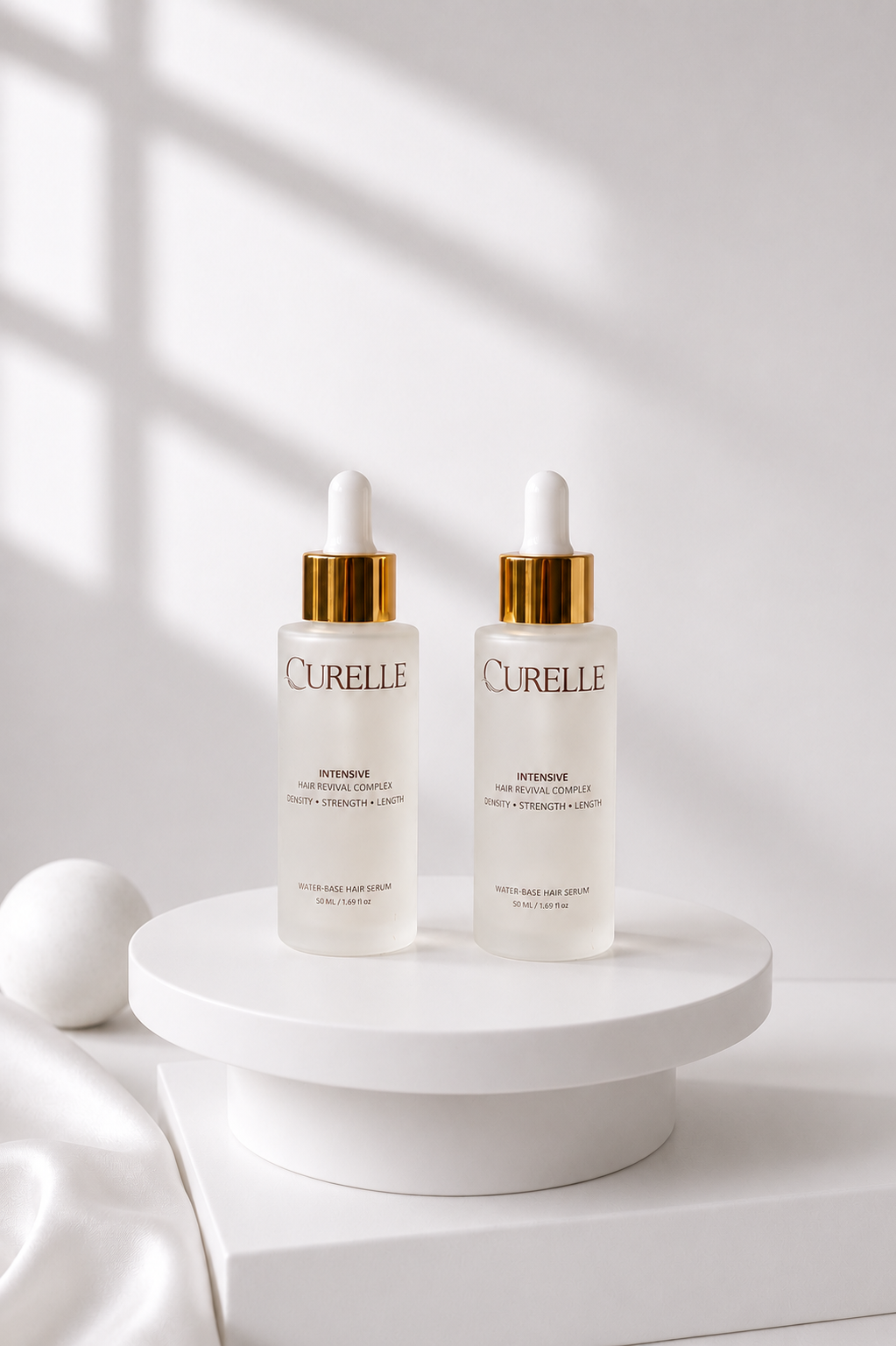 2 x Curelle Hair Serum